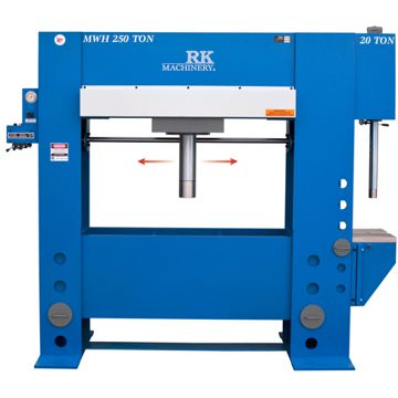RK 250 Ton Hydraulic H Frame/Broaching Press with Moving Head