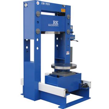 RK 150 Ton Roll-In Fork Lift Tire (Solid Tire) Press
