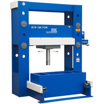 RK 100 Ton 4 Axis Roll-In Table Presses
