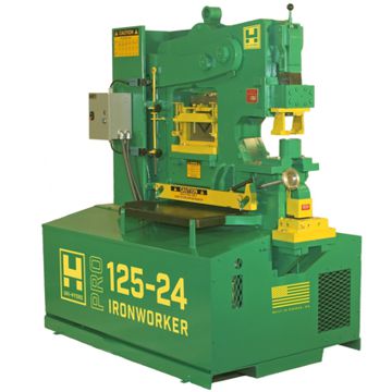 Uni-Hydro Pro 125 Ton 24 inch Shear Hydraulic Ironworker