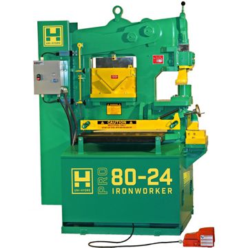 Uni-Hydro Pro 80 Ton 24 inch Shear Hydraulic Ironworker